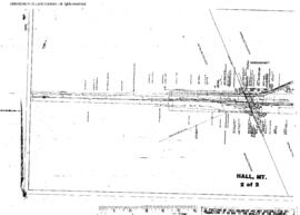 Plat Map of Northern Pacific Facilities at Hall, Montana, 1933