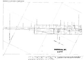 Plat Map of Northern Pacific Facilities at Sheridan, Montana, 1916