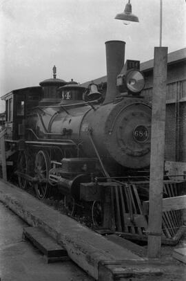 Northern Pacific Steam Locomotive 684, Bellingham, Washington, undated