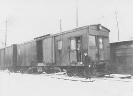 Seattle Municipal Railway box motor locomotive at Seattle, Washington, undated.