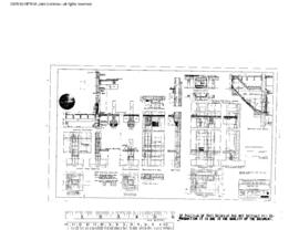 Spokane, Portland, and Seattle Railway Engineering Drawing, Warehouse at East Third and East Ash ...