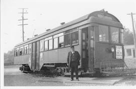 Seattle & Rainier Valley Railway Car 105 in Seattle, Washington, 1935