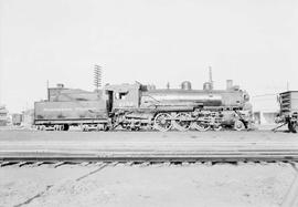 Northern Pacific steam locomotive 2152 at Pasco, Washington, in 1953.