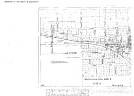 Plat Map of Great Northern Facilities at Dishman, Washington, 1950