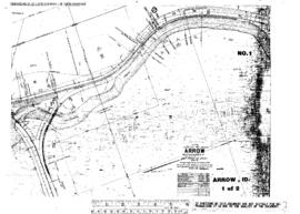 Plat Map of Canadian Pacific Facilities at Arrow, Idaho, 1914