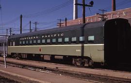 Northern Pacific Day/Nite Coach at Denver, Colorado, in 1971.