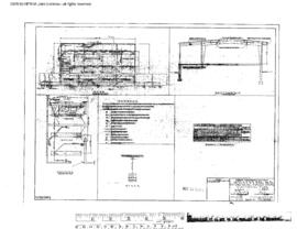 Great Northern Engineering Drawing, Freight House at Williston, North Dakota, 1965
