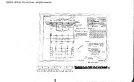 Northern Pacific Engineering Drawing: General Plan, Bridge 552, North of Swift, Montana, 1923