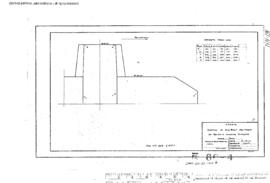 Spokane, Portland and Seattle Railway Engineering Drawing: Old East Abutment, Bridge 66.4 - Littl...