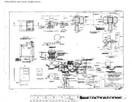 Northern Pacific Engineering Drawing, Diesel Fueling and Sanding Facilities at Parkwater, Washing...