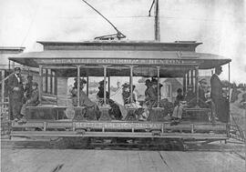 Seattle & Rainier Valley Railway Car 18 in Seattle, Washington, 1900