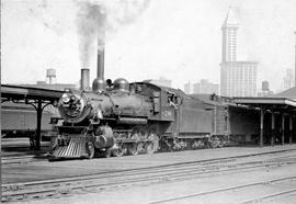 Northern Pacific steam locomotive 246 in Seattle, Washington, circa 1925.