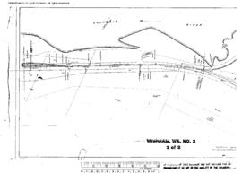 Plat Map of Spokane, Portland, and Seattle Railway Facilities at Wishram, Washington, 1916