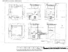 Northern Pacific Engineering Drawing, Yardmaster Tower (also Duluth, Minnesota) at Pasco, Washing...