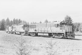 Chicago, Milwaukee, St. Paul & Pacific Railroad Company diesel locomotive number 5057 at Sega...