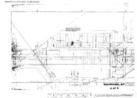 Plat Map of Northern Pacific Facilities at Belgrade, Montana, 1906