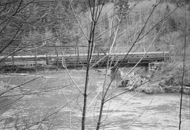 Northern Pacific North Coast Limited at Headworks Spur, Washington, in 1953.