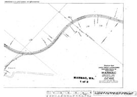 Plat Map of Northern Pacific Facilities at Marmac, Washington, 1926