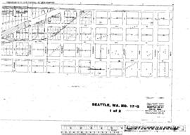 Plat Map of Great Northern Facilities at Seattle, Washington, 1963