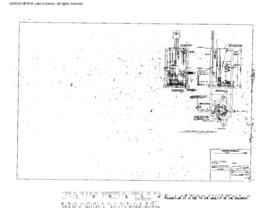 Burlington Northern Engineering Drawing, Unnamed Structure (Standard Plan), undated