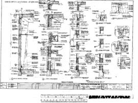 Burlington Northern Engineering Drawing, Yard Office at Edgemont, South Dakota, 1980