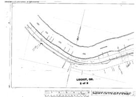 Plat Map of Spokane, Portland, and Seattle Railway Facilities at Lockit, Oregon, 1916