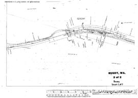 Plat Map of Northern Pacific Facilities at Busby, Washington, 1916