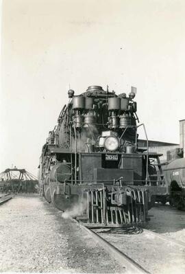 Great Northern Railway steam locomotive 2040 at Interbay, Washington, undated.
