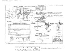 Spokane, Portland, and Seattle Railway Engineering Drawing, Depot at East Saint Johns, Oregon, 1973