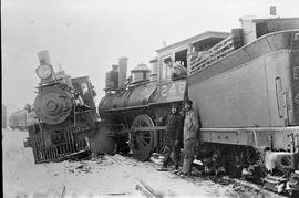 A Great Northern Railway accident, circa 1905.