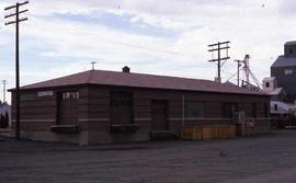 Burlington Northern Depot at Prosser, Washington, in 1986.