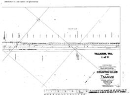 Plat Map of Northern Pacific Facilities at Tillicum, Washington, 1915