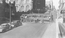 Seattle Municipal Railway car, Seattle, Washington, 1940