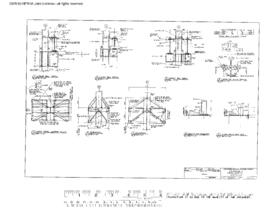 Chicago, Burlington and Quincy Engineering Drawing, Diesel Shop at Galesburg, Illinois, 1983