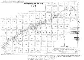 Plat Map of Spokane, Portland, and Seattle Railway Facilities at Portland, Oregon, 1916