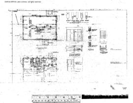 Northern Pacific Engineering Drawing, Section Foreman's Dwelling at Noxon, Montana, undated