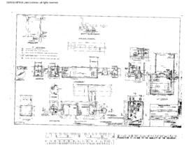 Burlington Northern Engineering Drawing, Unnamed Structure (Standard Plan), 1977