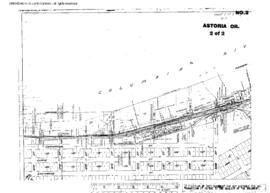 Plat Map of Spokane, Portland, and Seattle Railway Facilities at Astoria, Oregon, 1916