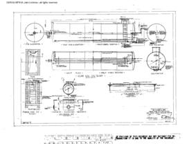 Great Northern Engineering Drawing, Engine House at South Klamath, Oregon, 1932
