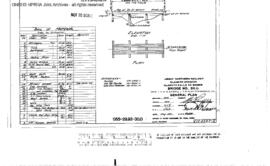 Great Northern Engineering Drawing: General Plan, Canal bridge, South of Dalton, California, undated