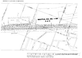 Plat Map of Northern Pacific Facilities at Seattle, Washington, 1953