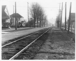 Seattle Municipal Railway Track, Seattle, Washington, circa 1920