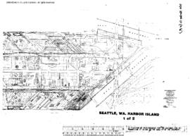 Plat Map of Oregon Western Railroad and Navigation Company Facilities at Seattle, Washington, und...