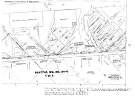 Plat Map of Great Northern Facilities at Seattle, Washington, undated