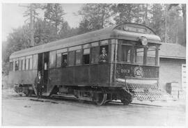 Seattle & Rainier Valley Railway Car 103 in Seattle, Washington, 1910