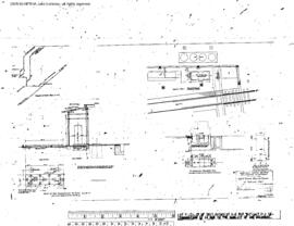 Northern Pacific Engineering Drawing, Roundhouse, Frame 125 Foot  at Yakima, Washington, 1933
