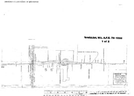 Plat Map of Northern Pacific Facilities at Wheeler, Washington, 1981