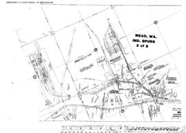 Plat Map of Great Northern Facilities at Mead, Washington, 1942