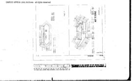 Northern Pacific Engineering Drawing: Pier/Abutments, Bridge 59.1 (99) - Hell Gate River, West of...
