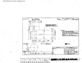 Northern Pacific Engineering Drawing, Car Shop, One Spot at Missoula, Montana, 1968